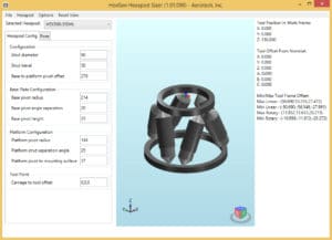 HexGen Hexapod Sizer