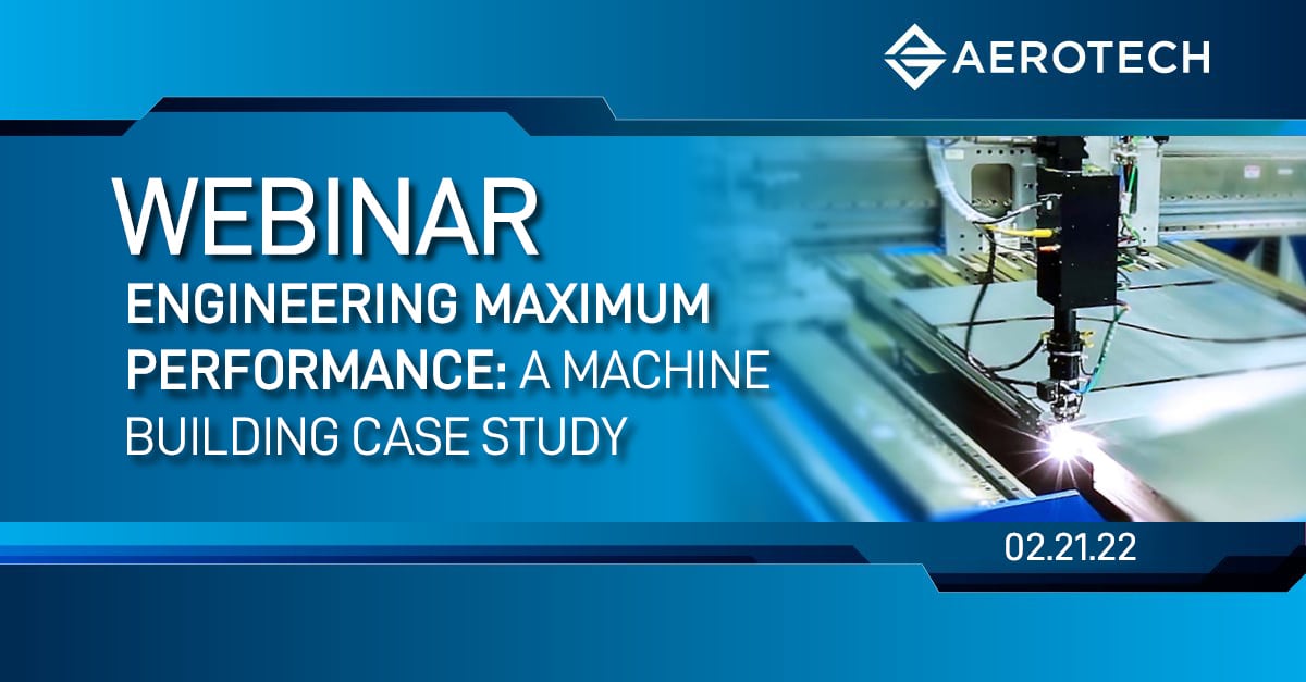 Engineering Maximum Performance: A Machine Building Case Study